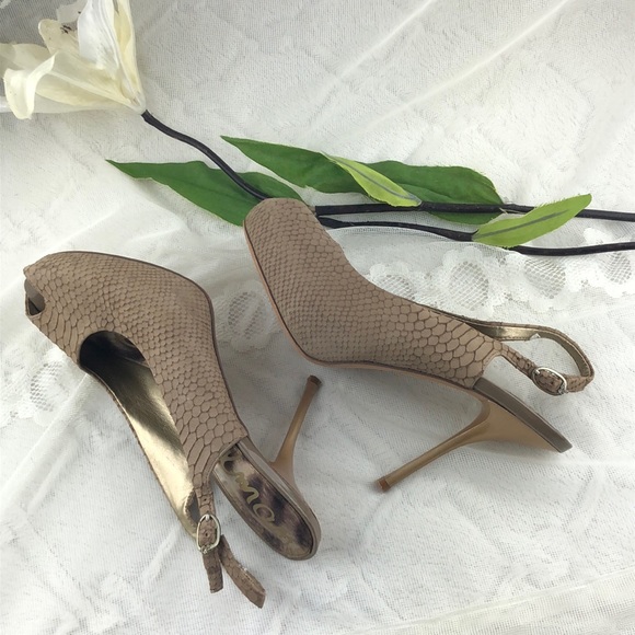 Sam Edelman Evelyn Slingback Pump Heels Shoes - Picture 5 of 7